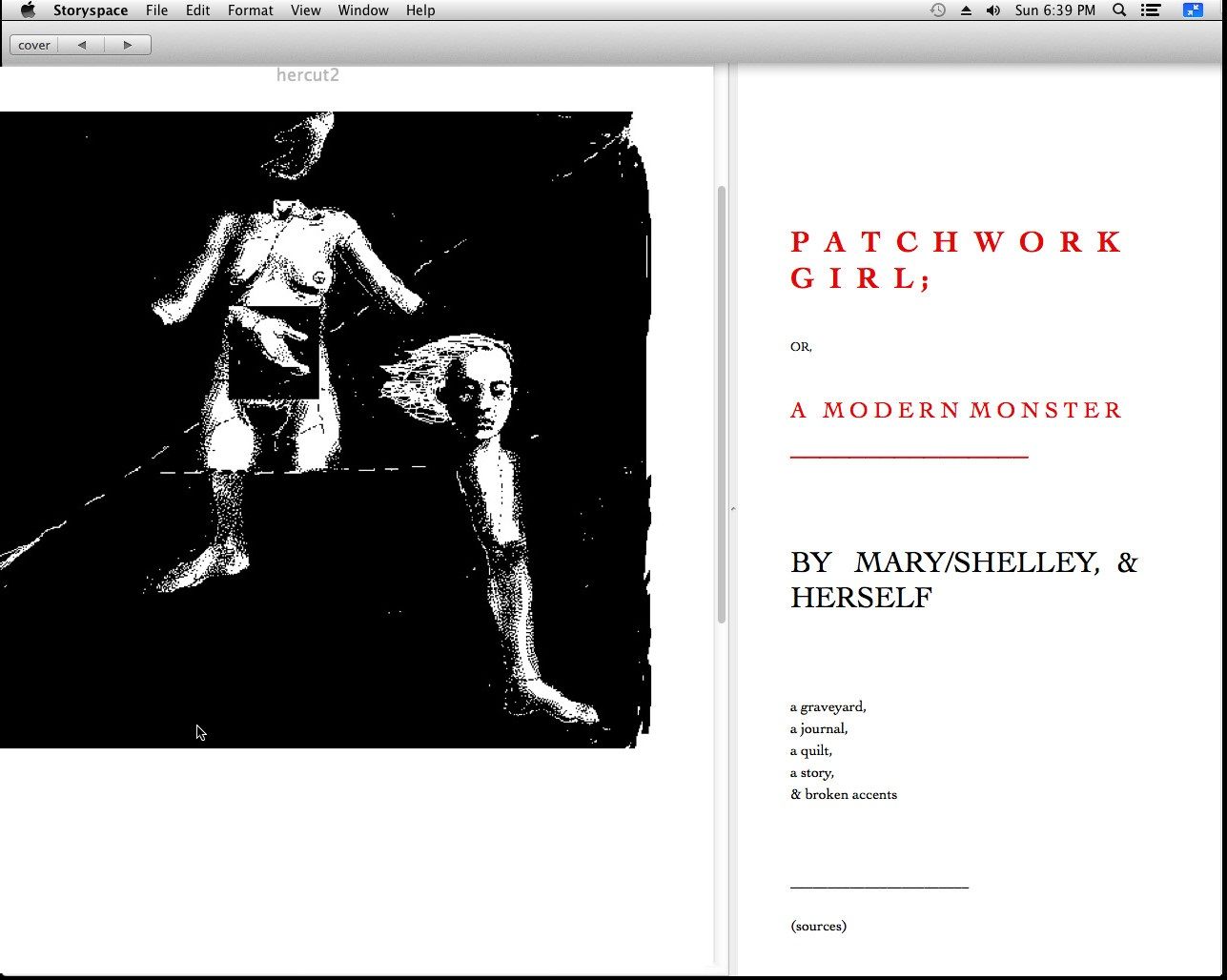 Patchwork Girl (1995) by Shelley Jackson