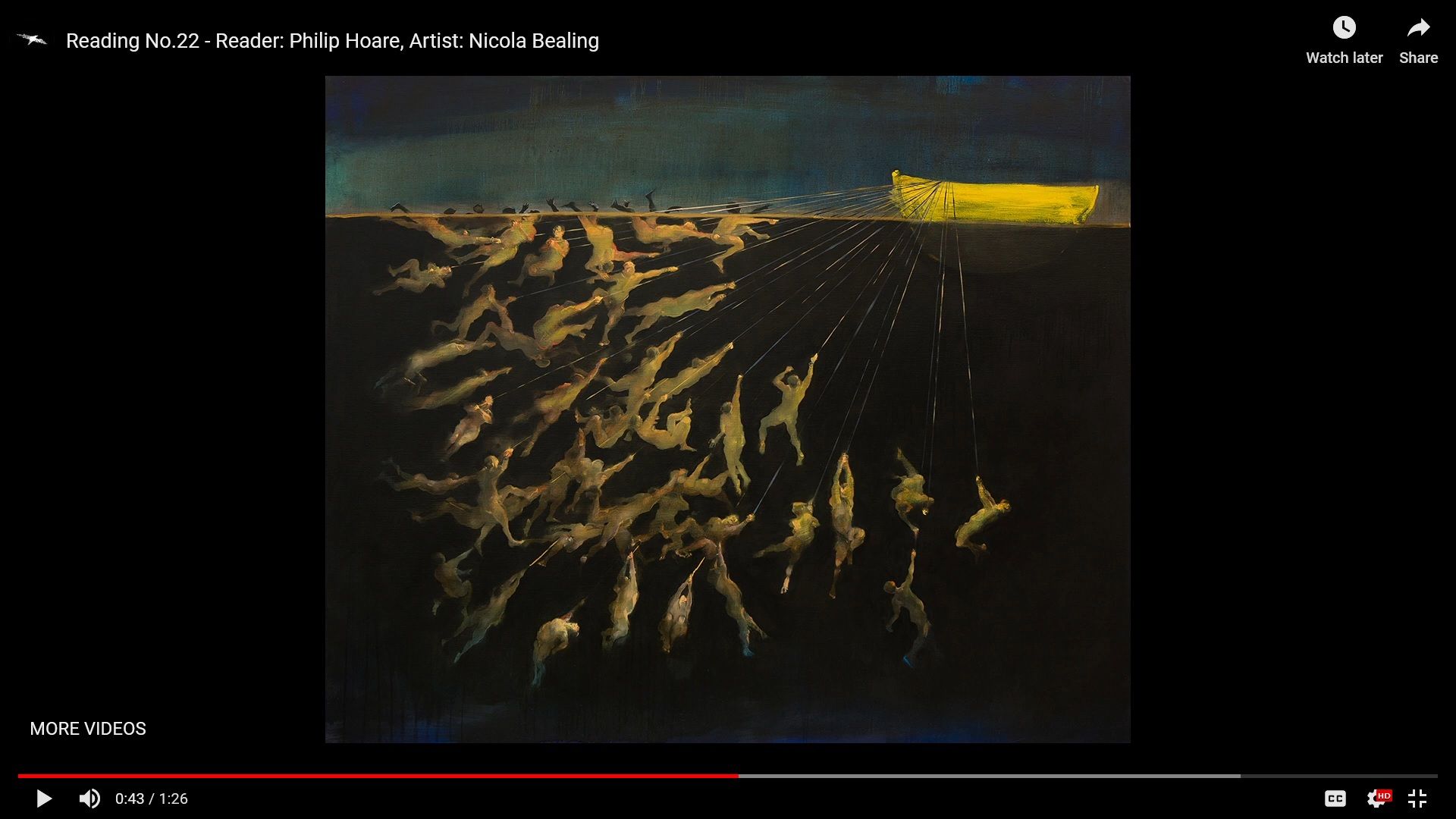 Screenshot of Reading No. 22, featuring art by Nicola Bealing