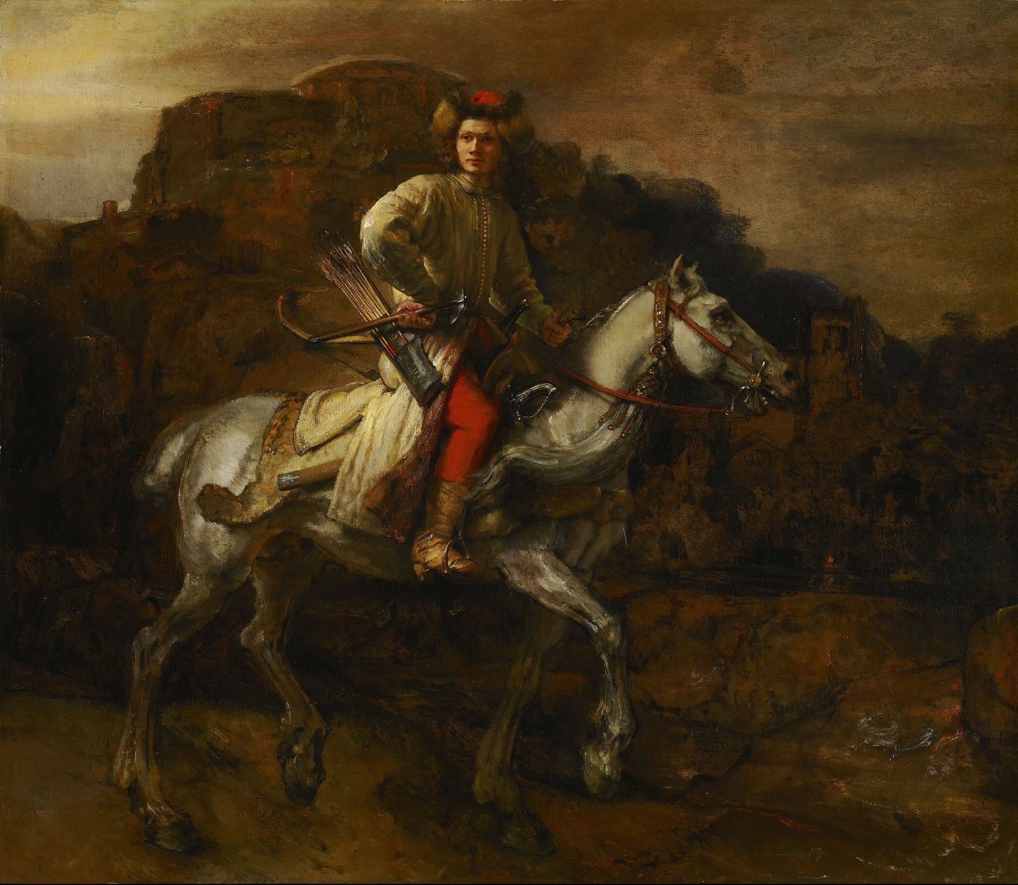 The Polish Rider, a painting attributed to Rembrandt