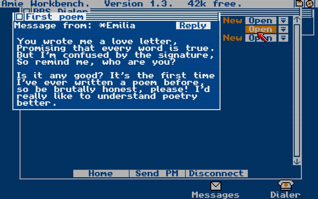 Screenshot from Digital: A Love Story