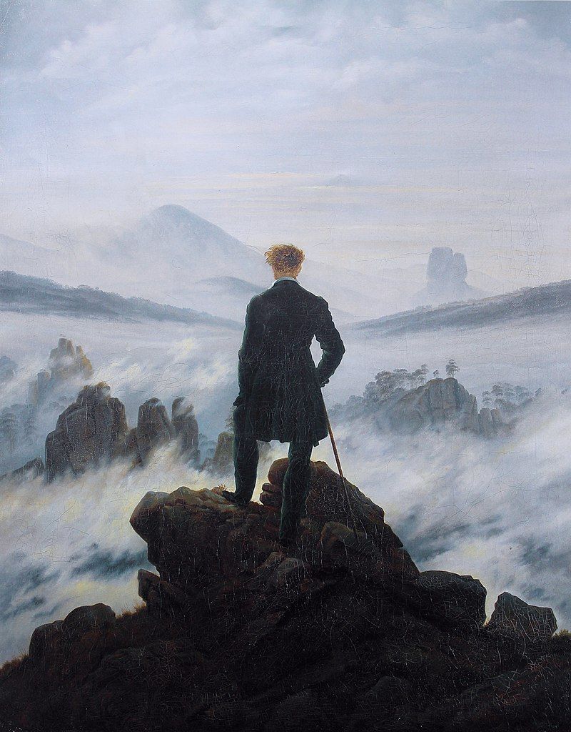 Wanderer above the Sea of Fog by Caspar David Friedrich