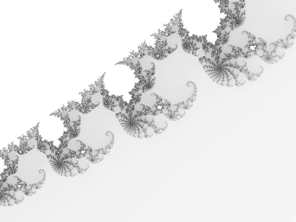 Mandelbrot set with 12, 13, and 14 times branching