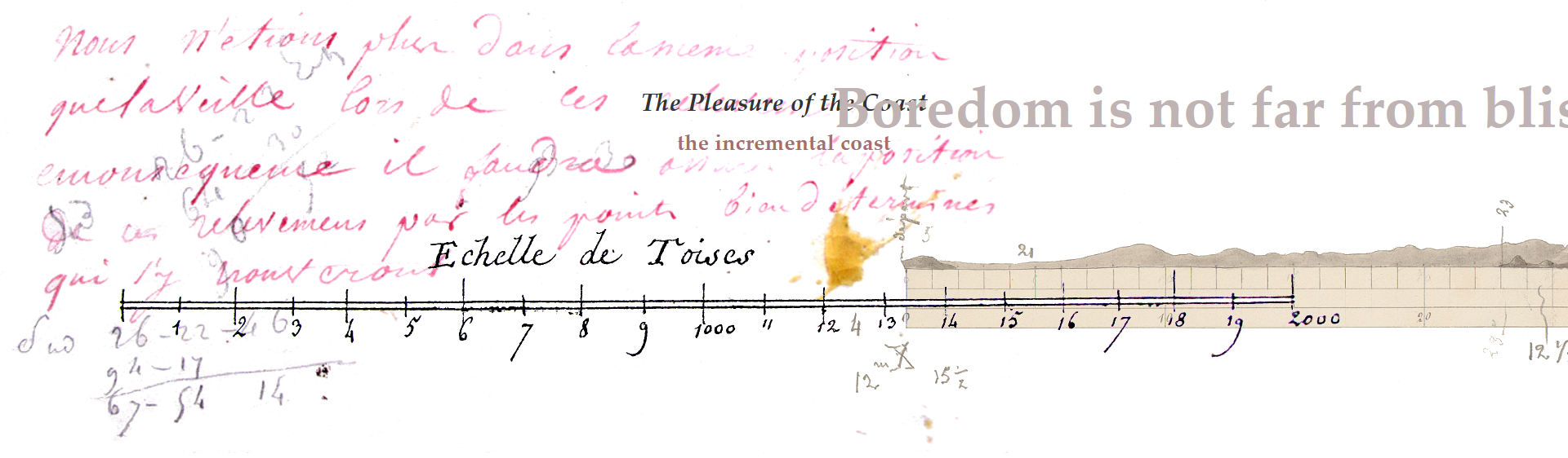 "the incremental coast" in J. R. Carpenter's The Pleasure of the Coast